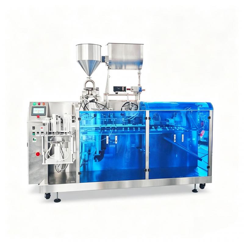 Liquid Premade Pouch Stand up Pouch Zipper Bag Horizon Packing Filling Machine