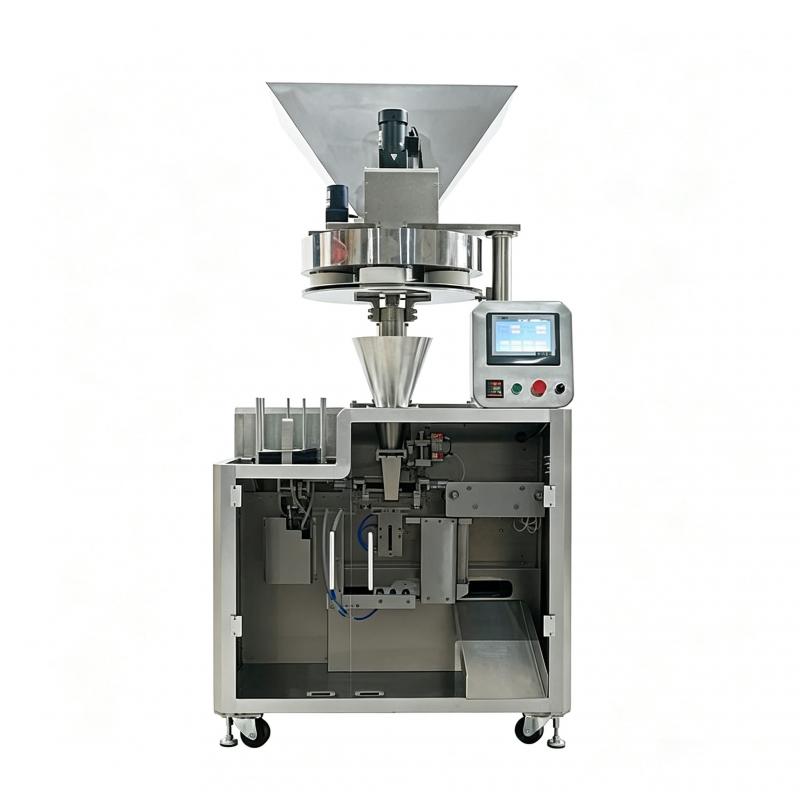 Volumetric Cup Filler Fine Granule Cassava Flour Doypack Powder Salt Packing Machine