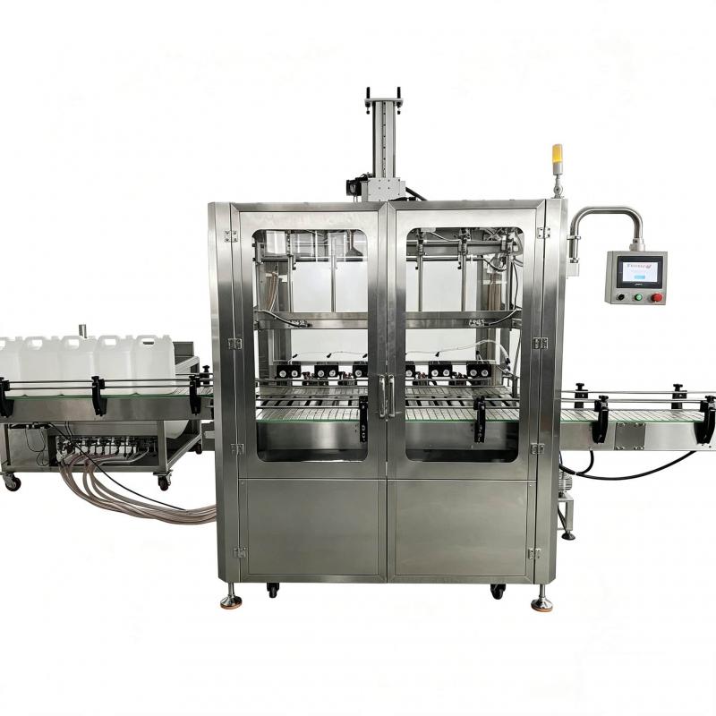  Automatic 8-head Servo Driving Liquid Cream Piston Type Filling Machine