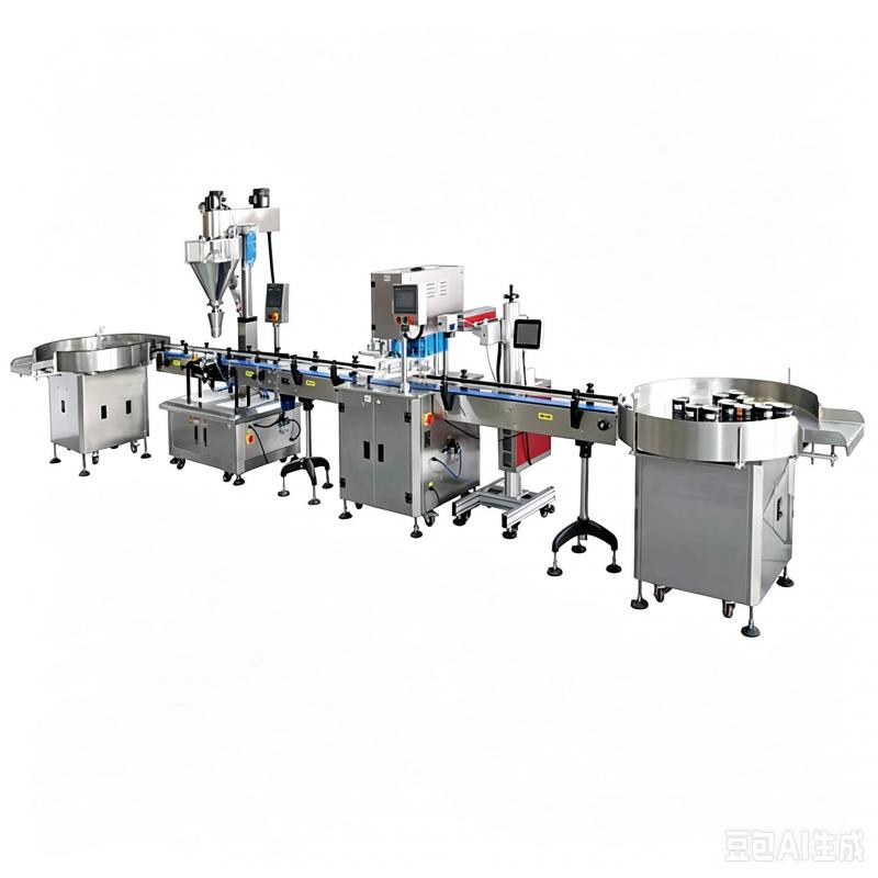 Nutrition Cocoa Coffee Spice Whey Protein Powder Jar Bottle Packing Filling Line Machine