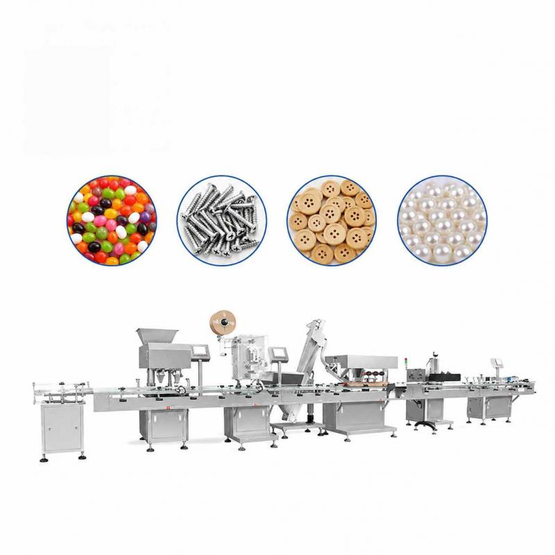 Automatic 16 Channels Automated Soft Gel Capsule Candy Gummy Capsule Pharmaceutical Tablet Counter Counting Machine